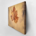 Canvas Print VINTAGE AUTUMN LEAF