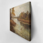 Πίνακας σε Καμβά VINTAGE AUTUMN RIVER