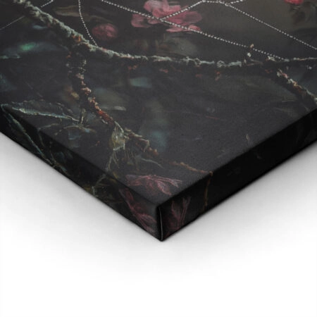 Πίνακας σε Καμβά VINTAGE AUTUMN SPIDER WEB 2 -  Sticky 1