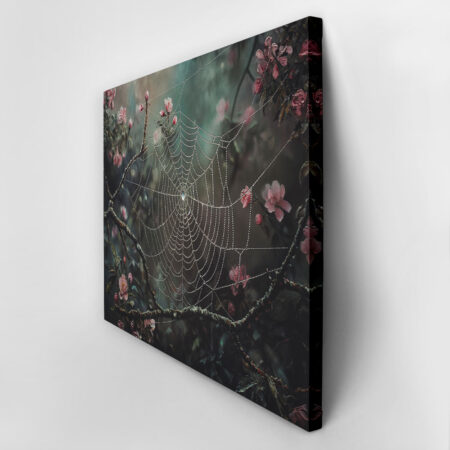 Πίνακας σε Καμβά VINTAGE AUTUMN SPIDER WEB 2 -  Sticky 2