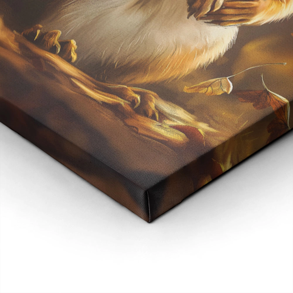 Πίνακας σε Καμβά VINTAGE AUTUMN SQUIRREL 6