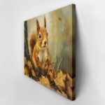Πίνακας σε Καμβά VINTAGE AUTUMN SQUIRREL