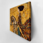 Πίνακας σε Καμβά WOMAN ON HORSE