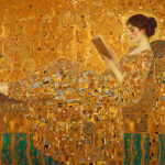 Πίνακας σε Καμβά WOMAN READING BOOK