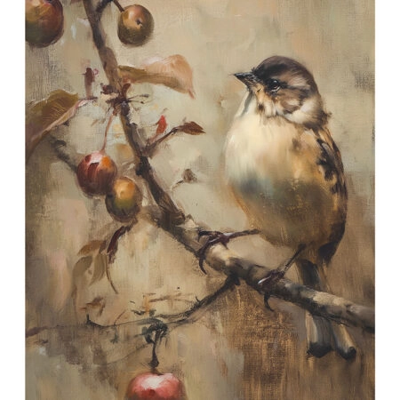 Poster VINTAGE AUTUMN BIRD 4 -  Sticky 2