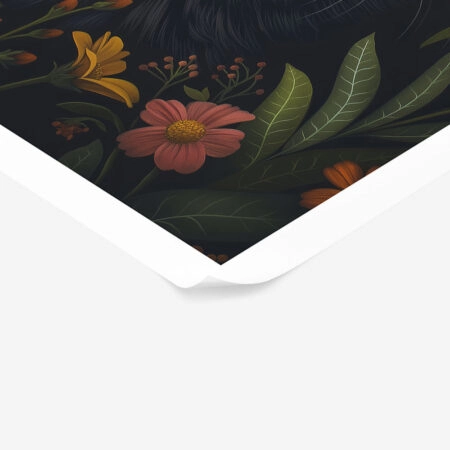 Poster VINTAGE AUTUMN CAT -  Sticky 1