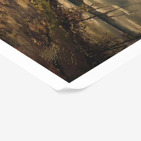 Poster VINTAGE AUTUMN COUNTRY PATH 9 -  Sticky 1