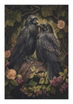 Poster VINTAGE AUTUMN CROWS 4