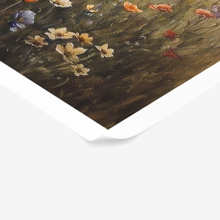 Poster VINTAGE AUTUMN FLOWER FIELD 2 -  Sticky 1