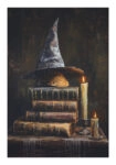 Poster VINTAGE AUTUMN HALLOWEEN BOOKS AND HAT 4