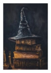 Poster VINTAGE AUTUMN HALLOWEEN BOOKS AND HAT 5