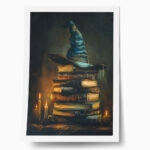 Poster VINTAGE AUTUMN HALLOWEEN BOOKS AND HAT 6