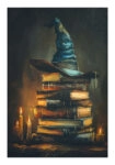 Poster VINTAGE AUTUMN HALLOWEEN BOOKS AND HAT 6