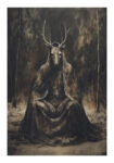 Poster VINTAGE AUTUMN HALLOWEEN DARK WITCH 2