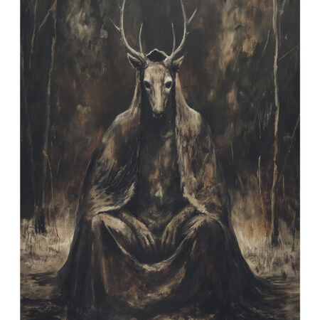 Poster VINTAGE AUTUMN HALLOWEEN DARK WITCH 2 -  Sticky 2