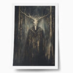 Poster VINTAGE AUTUMN HALLOWEEN DARK WITCH 3