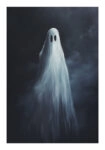 Poster VINTAGE AUTUMN HALLOWEEN GHOST 3