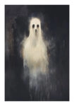 Poster VINTAGE AUTUMN HALLOWEEN GHOST 4
