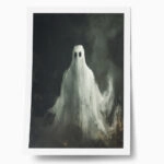 Poster VINTAGE AUTUMN HALLOWEEN GHOST 5