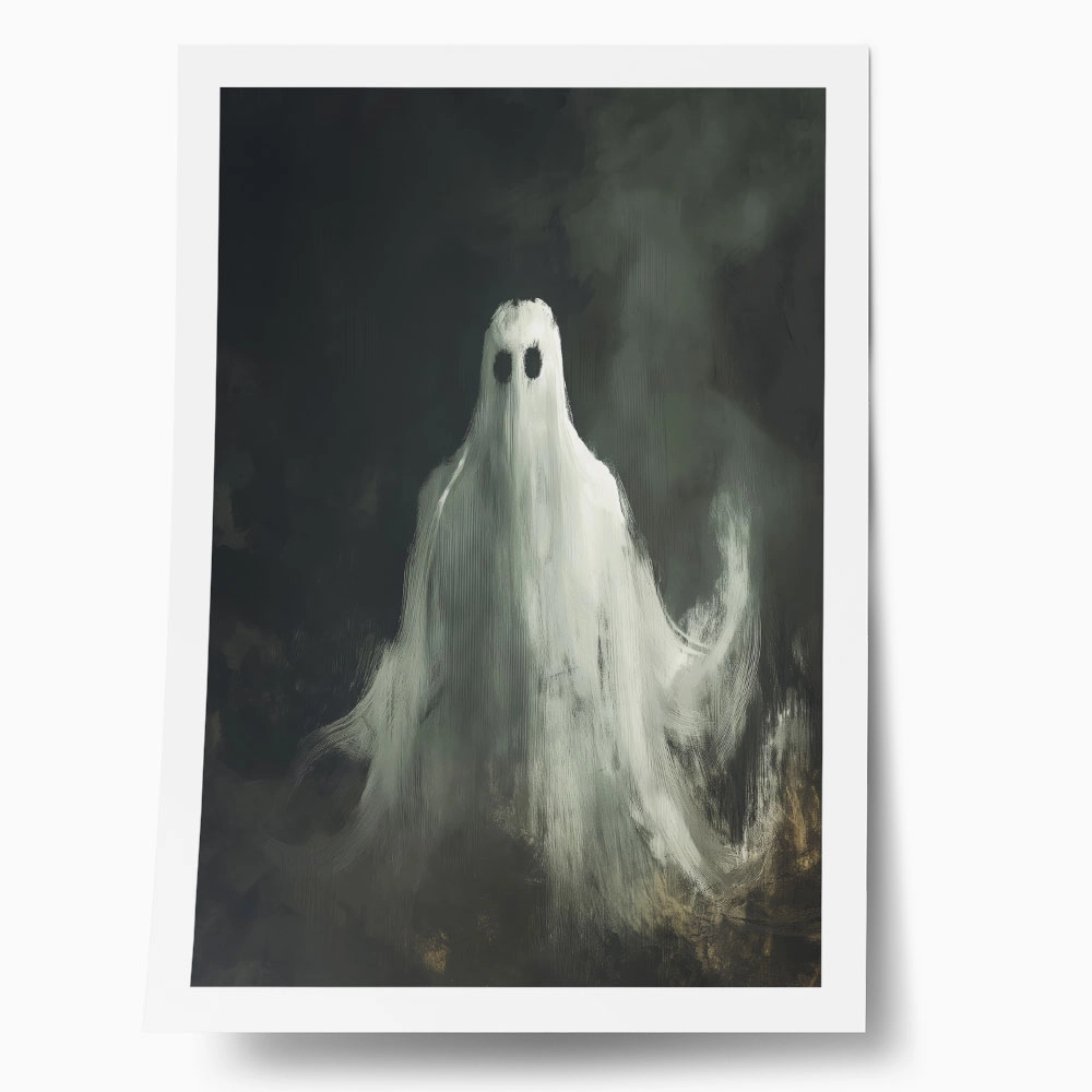 Poster VINTAGE AUTUMN HALLOWEEN GHOST 5