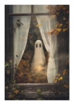 Poster VINTAGE AUTUMN HALLOWEEN GHOST 7
