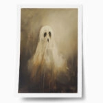 Poster VINTAGE AUTUMN HALLOWEEN GHOST 8