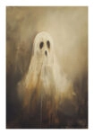 Poster VINTAGE AUTUMN HALLOWEEN GHOST 8