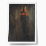 Poster VINTAGE AUTUMN HALLOWEEN PUMPKIN HAT 8