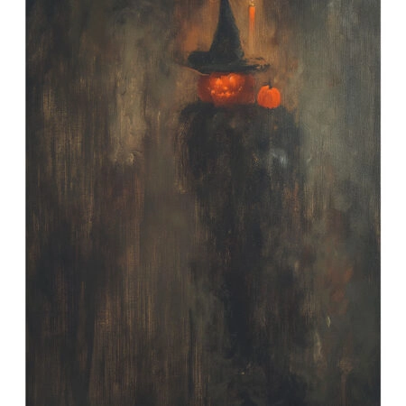 Poster VINTAGE AUTUMN HALLOWEEN PUMPKIN HAT 8 -  Sticky 2