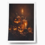 Poster VINTAGE AUTUMN HALLOWEEN PUMPKINS 10