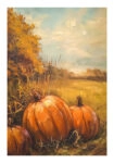 Poster VINTAGE AUTUMN HALLOWEEN PUMPKINS 7
