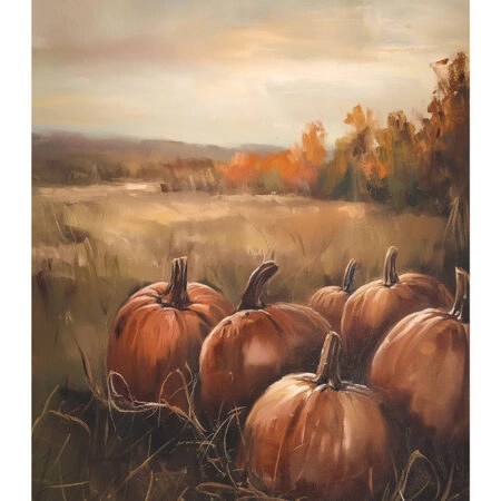 Poster VINTAGE AUTUMN HALLOWEEN PUMPKINS 8 -  Sticky 2