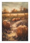 Poster VINTAGE AUTUMN HALLOWEEN PUMPKINS 9