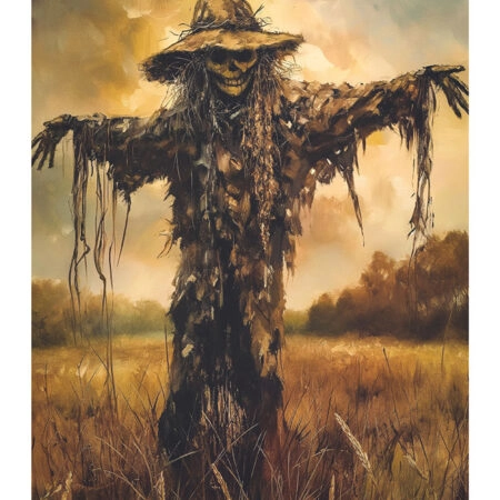 Poster VINTAGE AUTUMN HALLOWEEN SCARECROW 2 -  Sticky 2