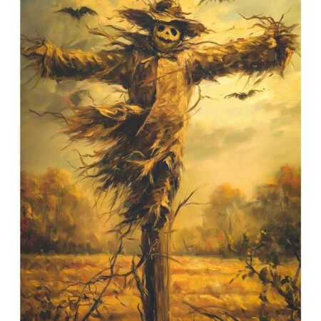 Poster VINTAGE AUTUMN HALLOWEEN SCARECROW -  Sticky 2