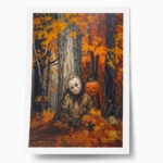 Poster VINTAGE AUTUMN HALLOWEEN SLASHER