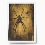Poster VINTAGE AUTUMN HALLOWEEN SPIDER 2