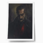 Poster VINTAGE AUTUMN HALLOWEEN VAMPIRE 2