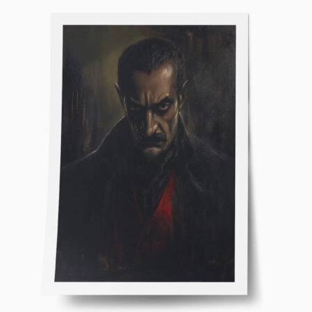 Poster VINTAGE AUTUMN HALLOWEEN VAMPIRE 2 - 