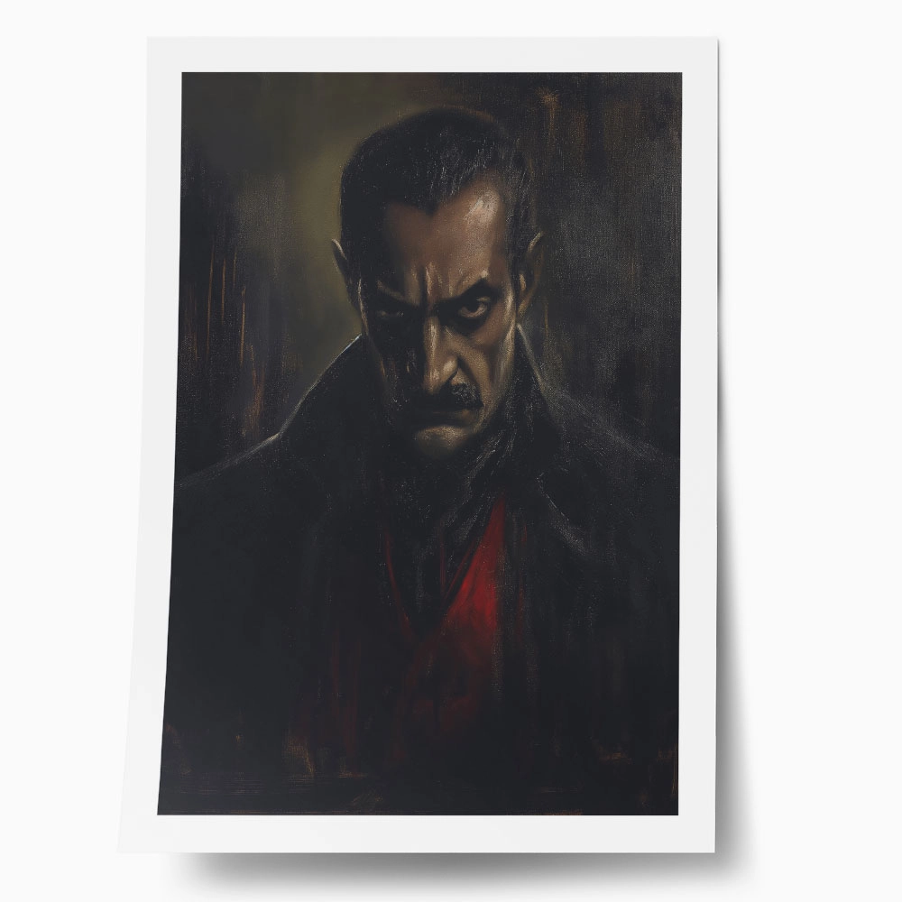 Poster VINTAGE AUTUMN HALLOWEEN VAMPIRE 2