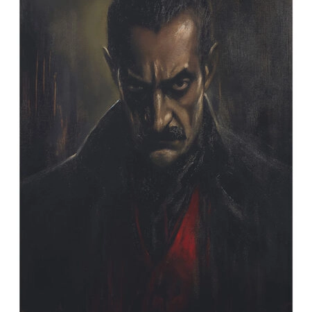 Poster VINTAGE AUTUMN HALLOWEEN VAMPIRE 2 -  Sticky 2