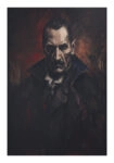 Poster VINTAGE AUTUMN HALLOWEEN VAMPIRE