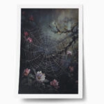 Poster VINTAGE AUTUMN SPIDER WEB 5