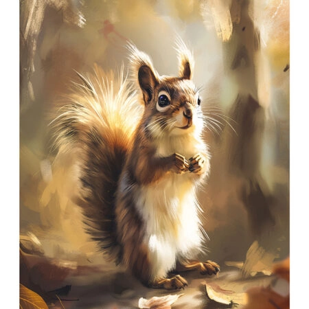 Poster VINTAGE AUTUMN SQUIRREL 4 -  Sticky 2