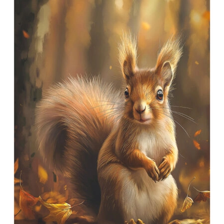 Poster VINTAGE AUTUMN SQUIRREL 6 -  Sticky 2