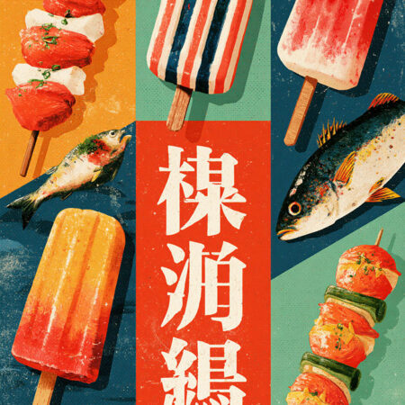 Πίνακας σε Καμβά CHINESE FOOD -  Sticky 5