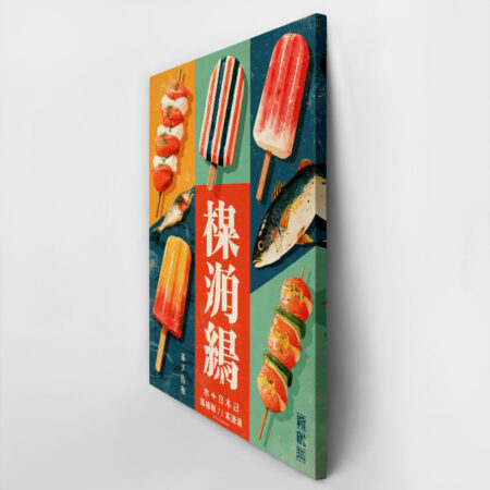 Πίνακας σε Καμβά CHINESE FOOD -  Sticky 2