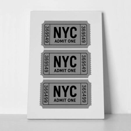FASHION TICKETS Canvas Print