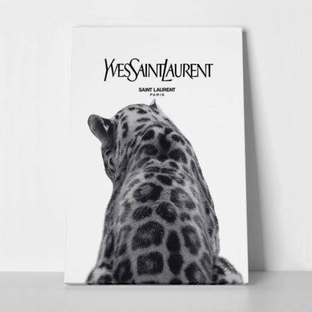 FASHION YSL LEOPARD Canvas Print