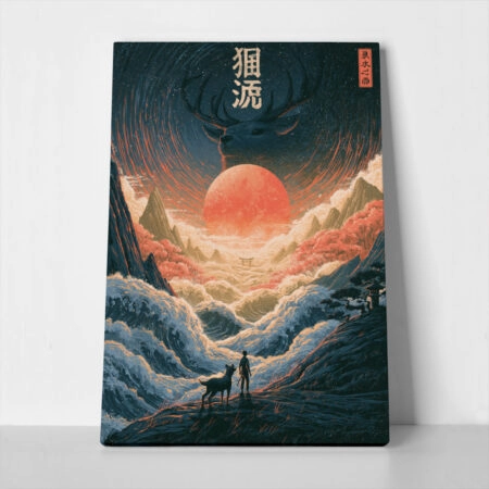 Πίνακας σε Καμβά JAPANESE ADVENTURE - 